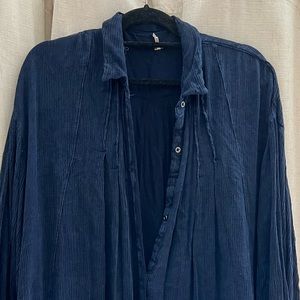 Free People Tunic in Navy